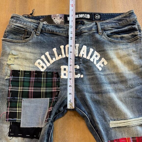 New Billionaire Boys Club 42x33 Slim BB Clubhouse Stretch Button‎ Fly Jeans - Picture 4 of 15